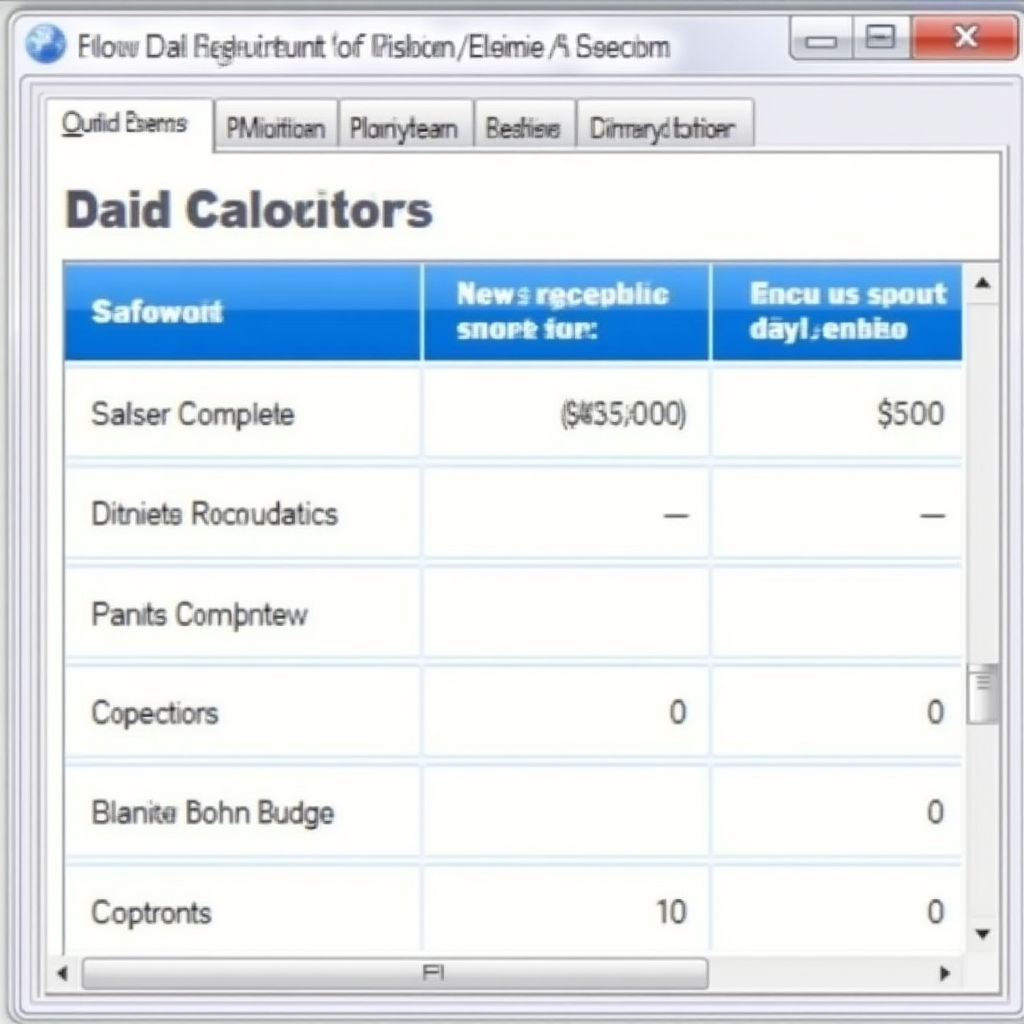 Outils planification budget